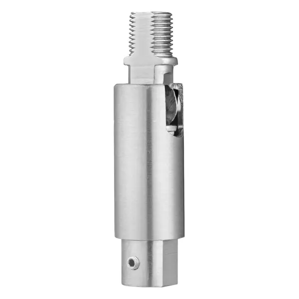 This slope ceiling adapter enables safe pendant light installation on angled ceilings. The brushed steel finish coordinates with most contemporary fixtures while providing reliable mounting support.