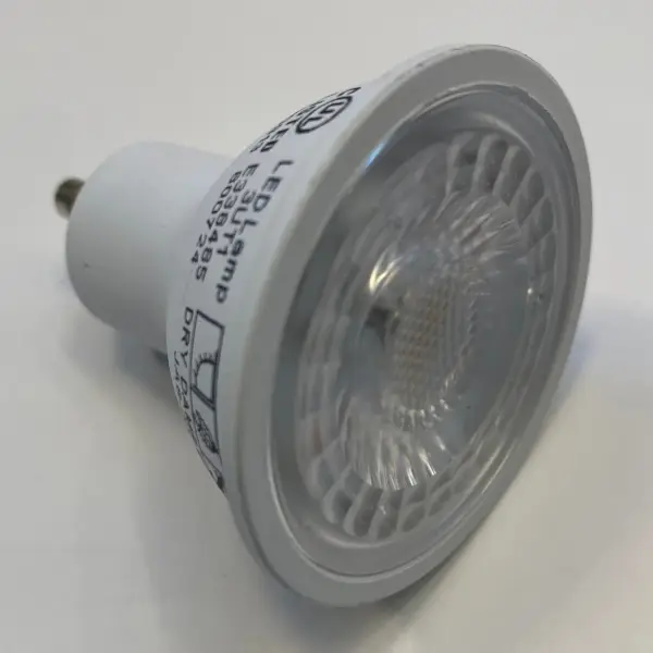 This 5.5W LED bulb with GU10 base offers energy-efficient lighting for track fixtures, recessed cans, and accent lighting applications. Ideal replacement for halogen bulbs in residential and commercial settings.