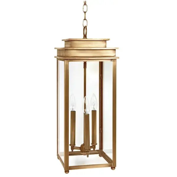 The Ellis Collection offers squared-off steps and an open bottom for maximum illumination and a transitional look that balances modern and traditional elements. This collection is perfect for your home inside or out. - alternate view