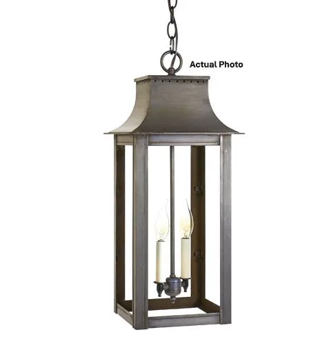 Two Light Hanging Lantern 60.00W/Candelabra/Candelabra