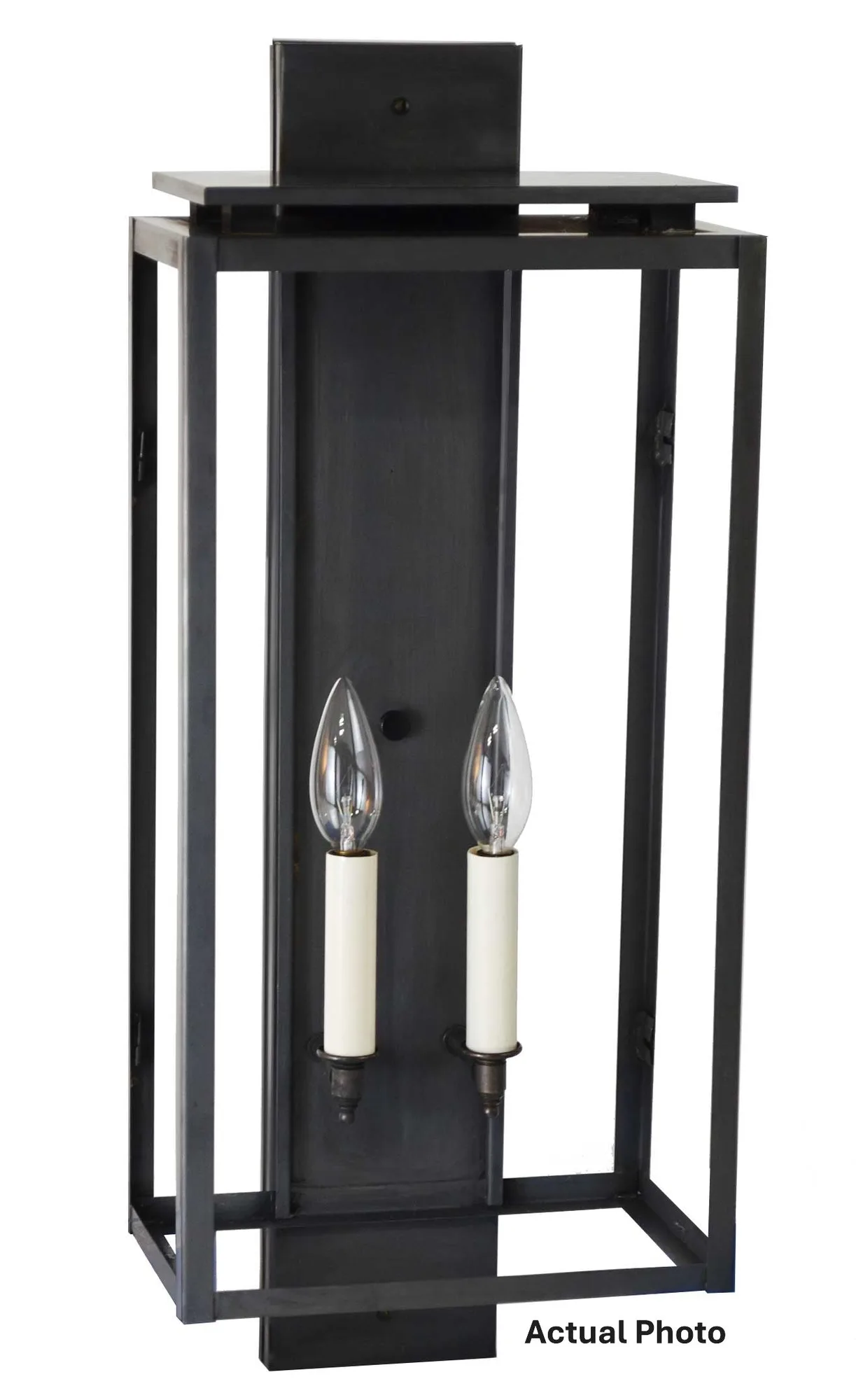 Two Light Wall Lantern 60.00W/Candelabra