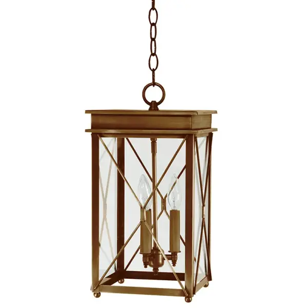 Three Light Hanging Lantern 60.00W/Candelabra - Image 3