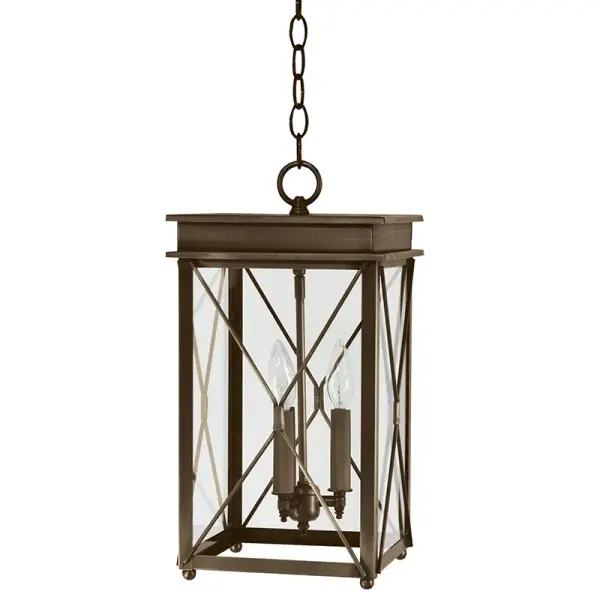Three Light Hanging Lantern 60.00W/Candelabra - Image 7
