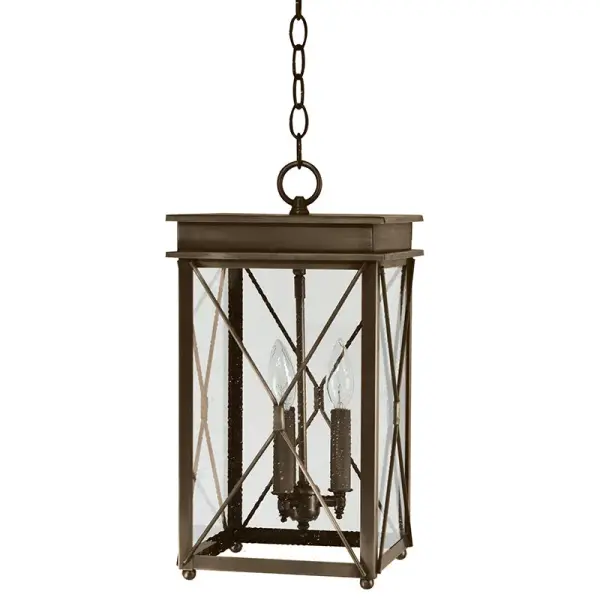 Three Light Hanging Lantern 60.00W/Candelabra - Image 9
