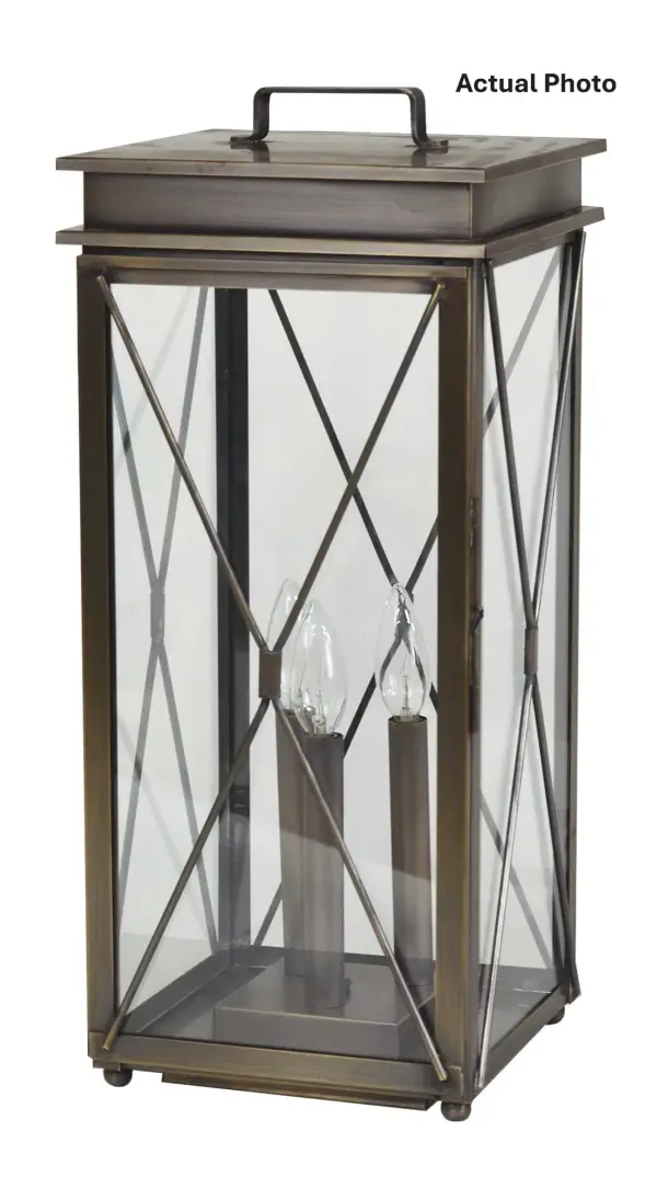 This collection is named Glidden after a former long-term craftswoman. This handmade piece showcases the skill and creativity of the artist. Made of brass or copper it adds a vintage touch to any decor. The fixture is an original and personalized piece t