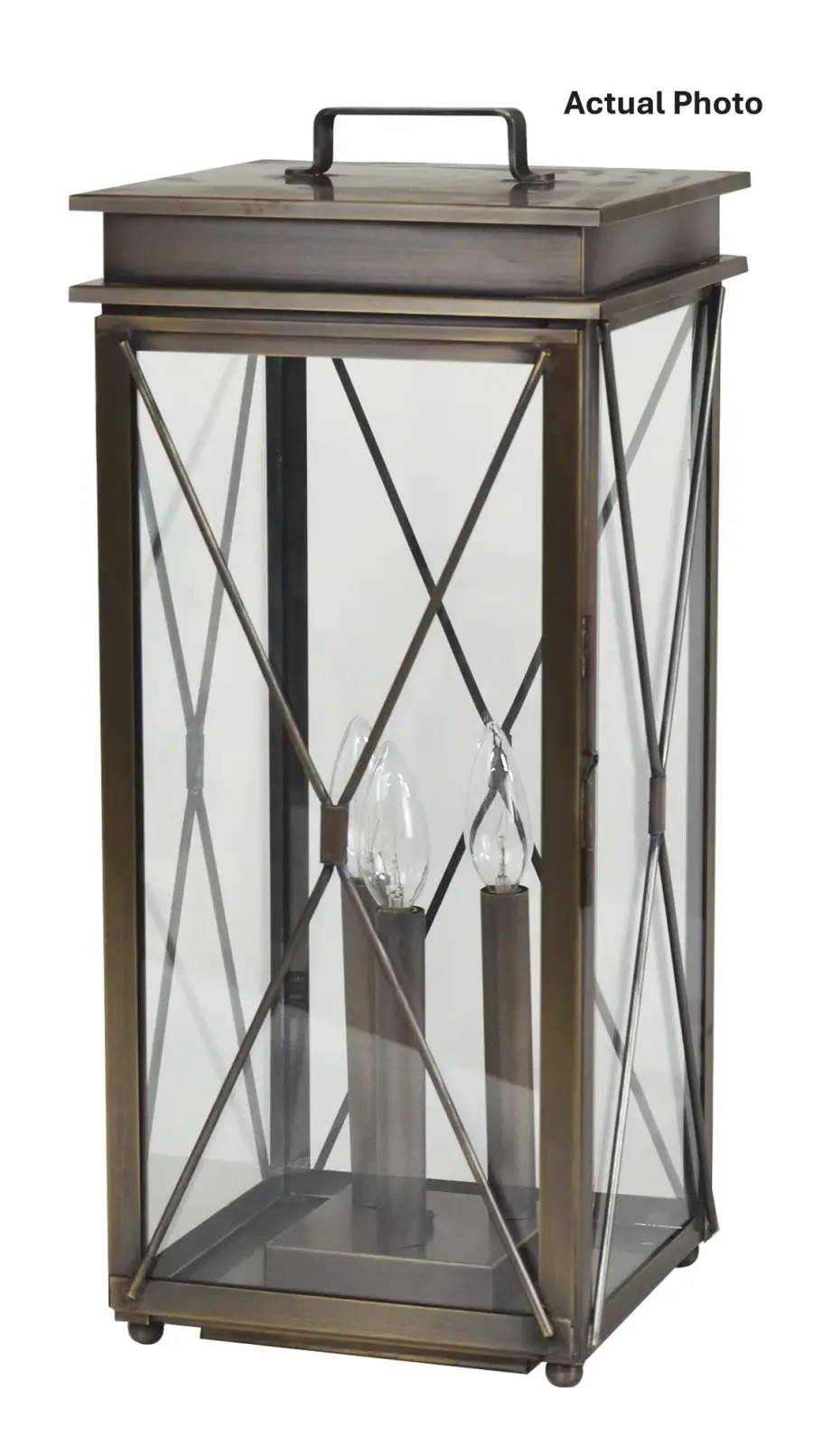 Three Light Pier Lantern 60.00W/Candelabra - Image 1