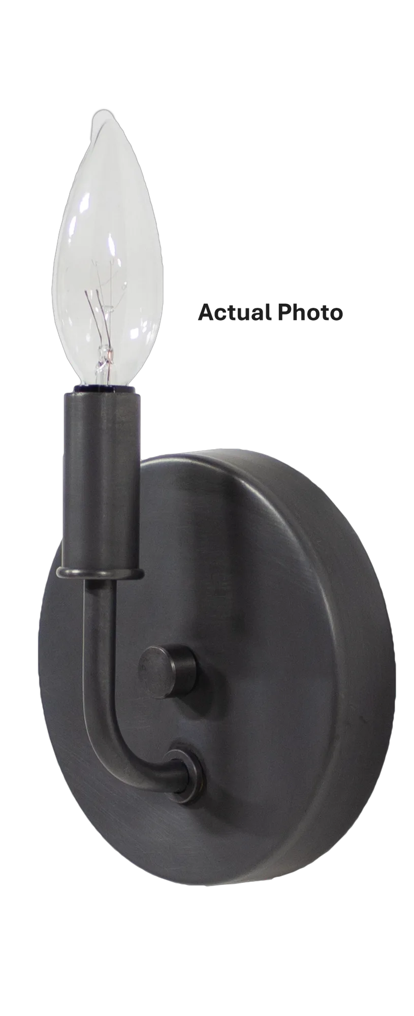 One Light Wall Sconce 60.00W/Candelabra