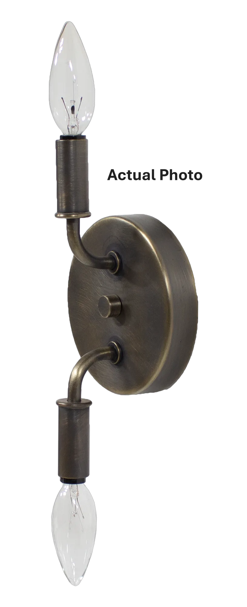 Two Light Wall Sconce 60.00W/Candelabra