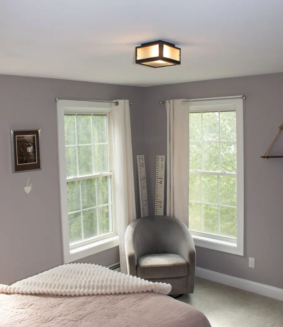 One Light Flush Mount 75.00W/Medium - Image 2