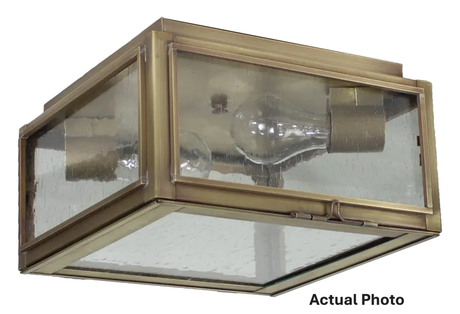 Two Light Flush Mount 75.00W/Medium - Image 1
