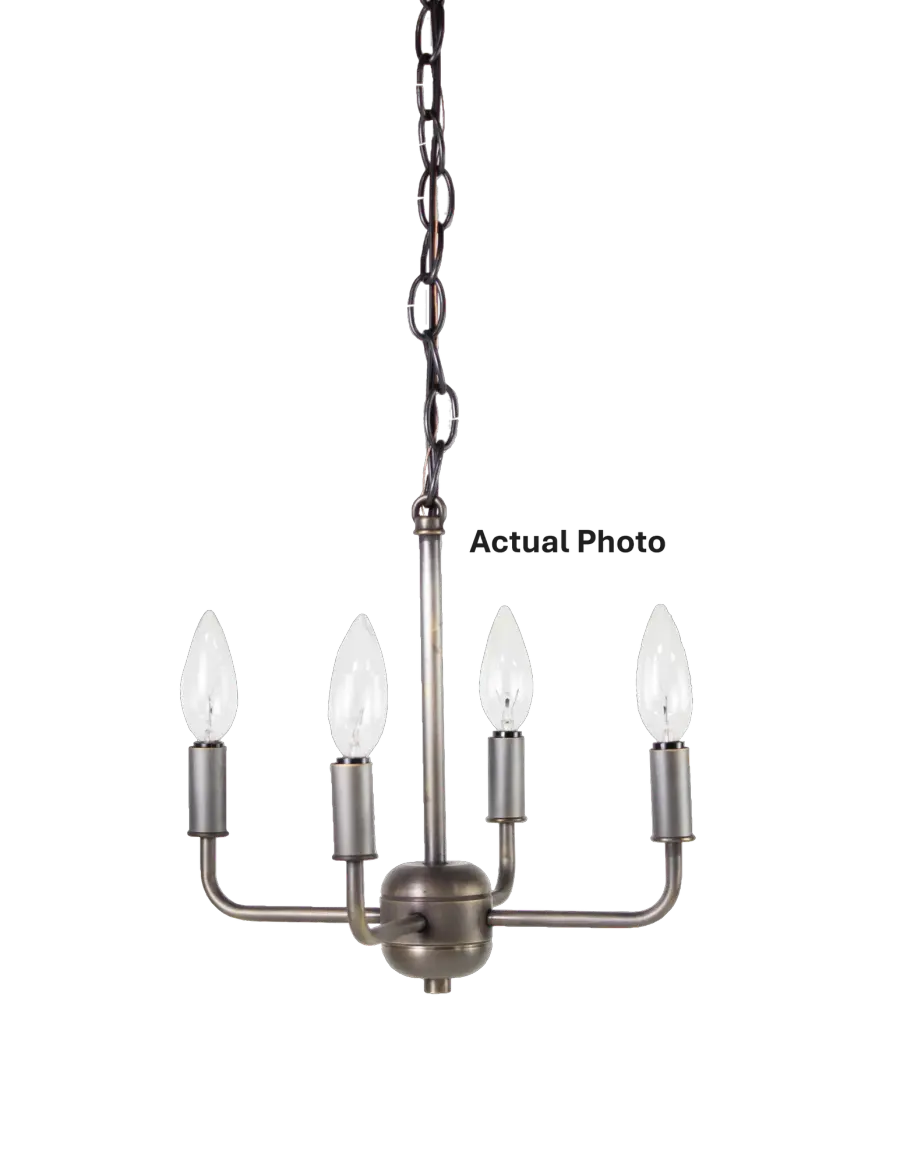 Four Light Chandelier 60.00W/Candelabra - Image 1