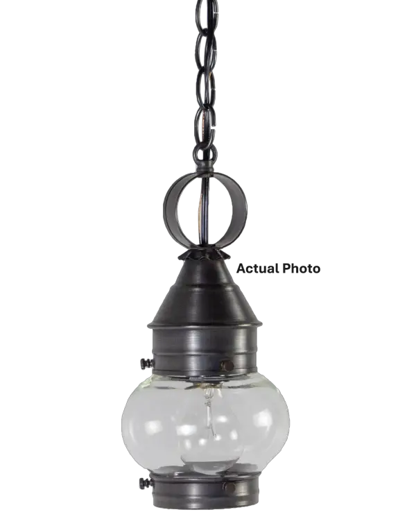 With the handblown glass globe as the focus of the Cageless Onion collection, they are simple in design and easy to maintain. With no obstructions blocking the glass, these fixtures can project maximum light in all directions.