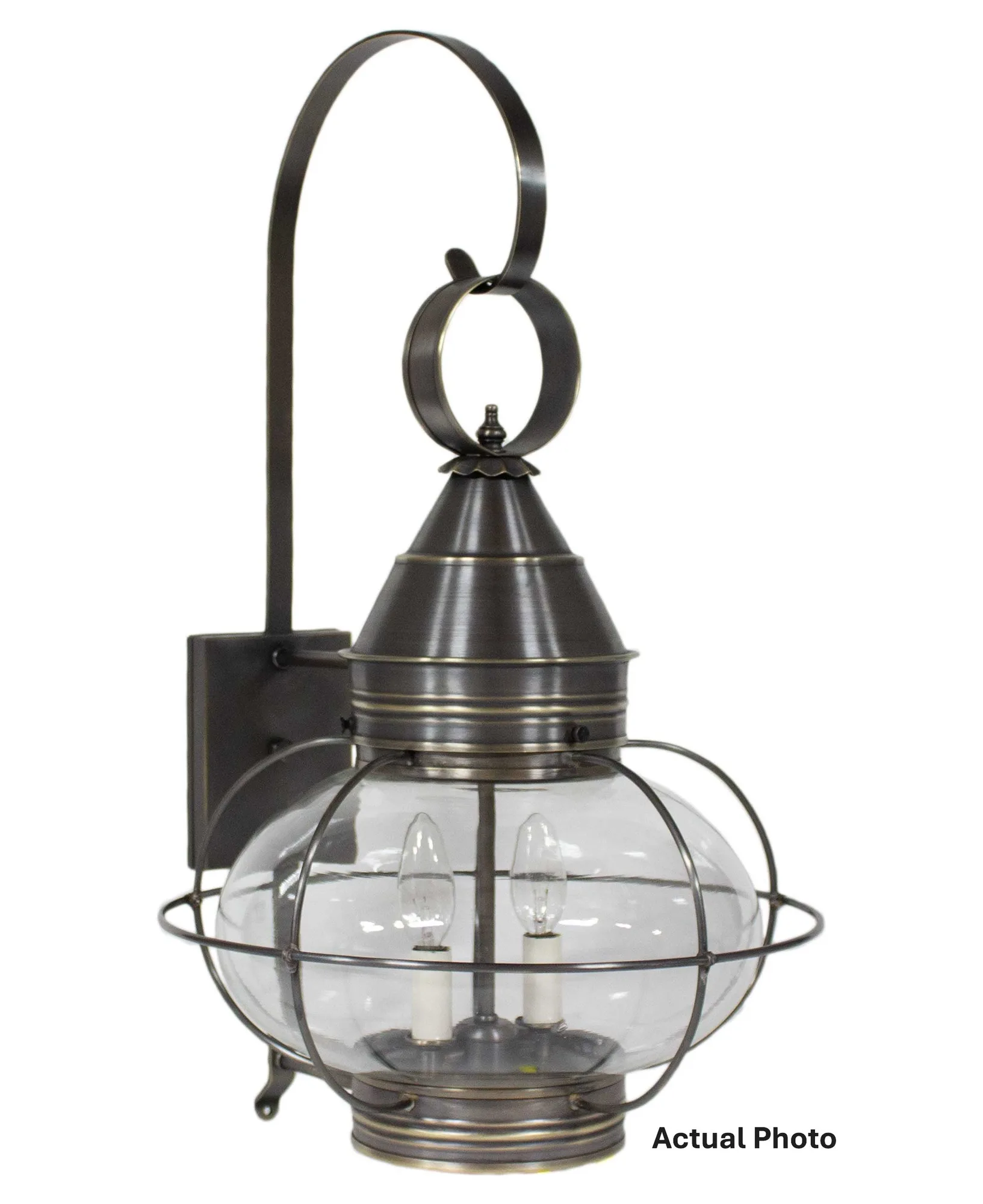 Two Light Wall Mount 60.00W/B/Candelabra
