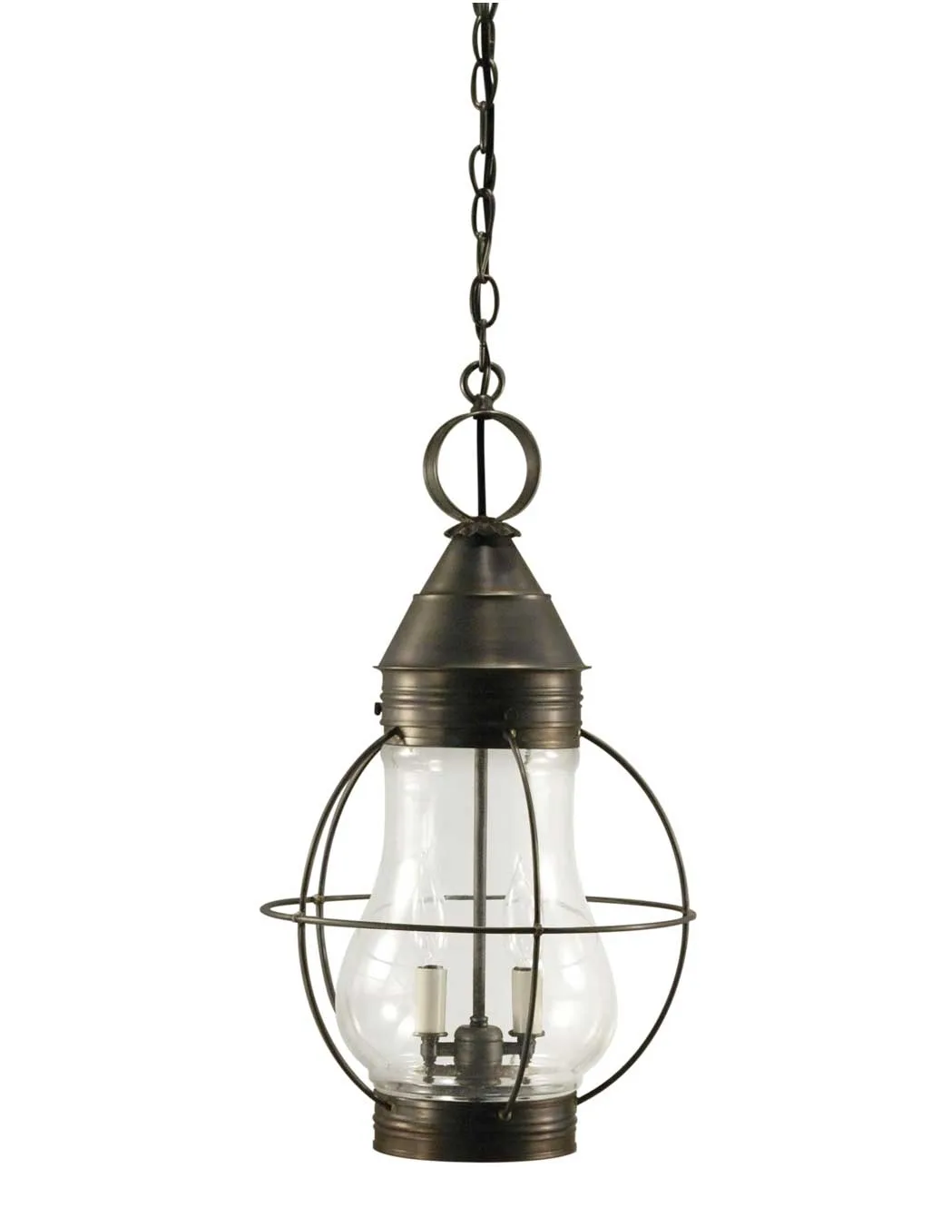 Two Light Hanging Lantern 60.00W/Candelabra