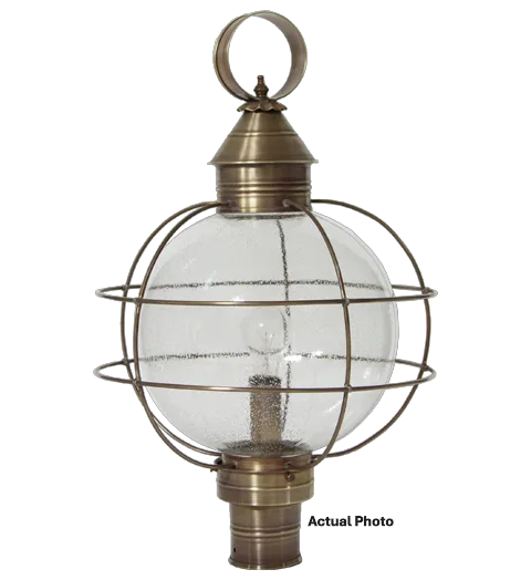 Three Light Post Mount 60.00W/B/Candelabra
