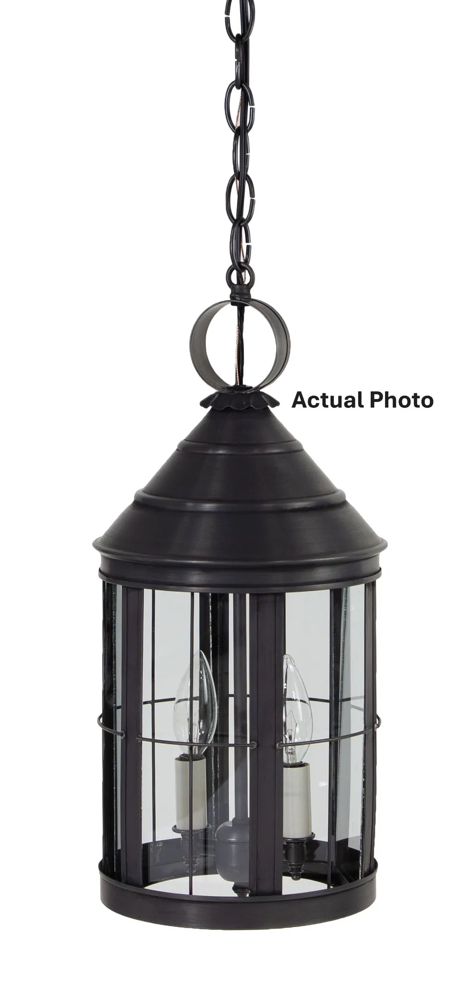 Two Light Hanging Lantern 60.00W/Candelabra