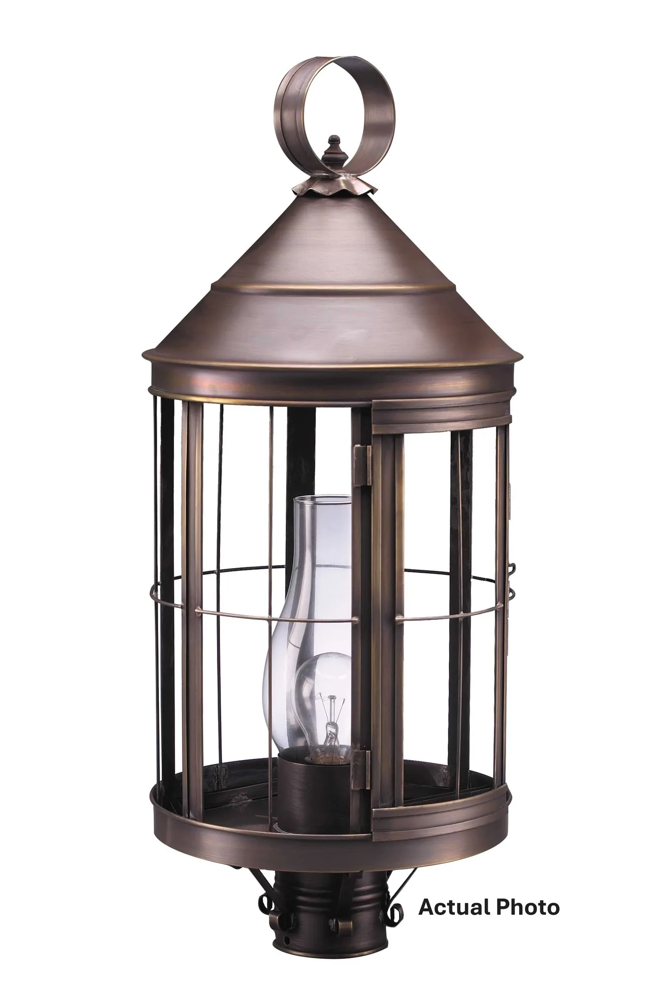 One Light Post Mount 75.00W/Medium