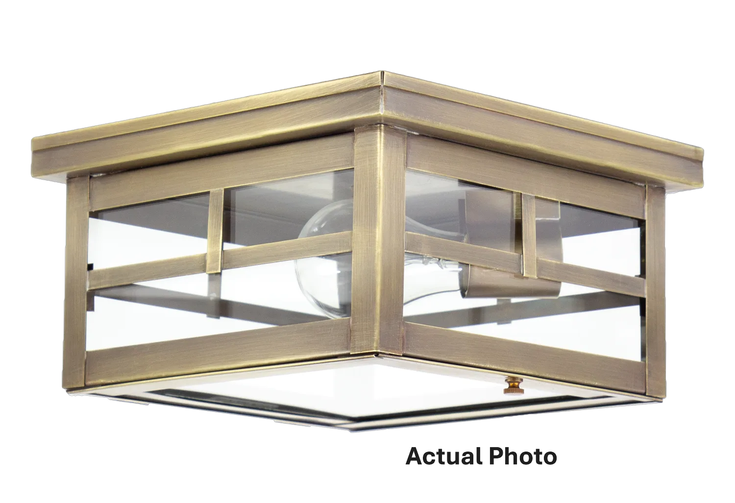 One Light Flush Mount 75.00W/A/Medium