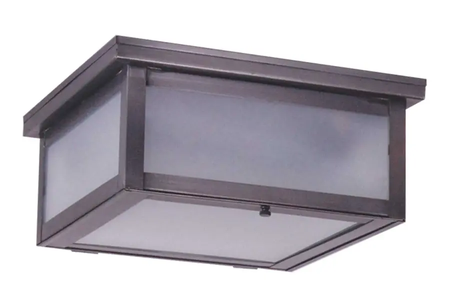 Two Light Flush Mount 75.00W/A/Medium
