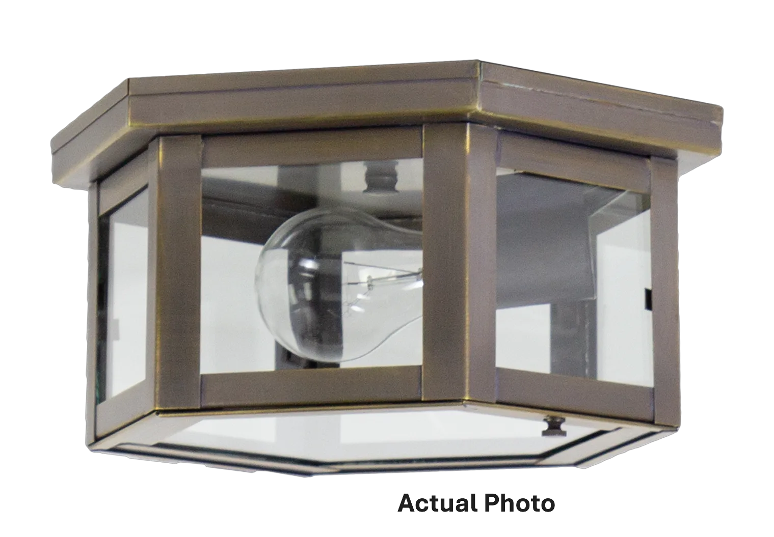 One Light Flush Mount 75.00W/A/Medium