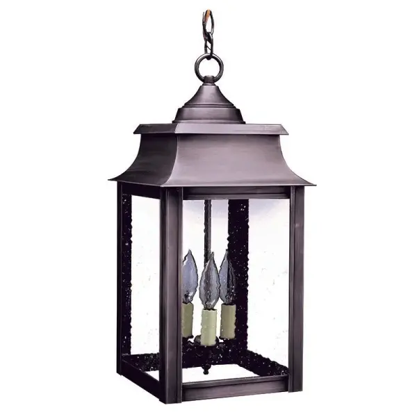Three Light Hanging Lantern 60.00W/B/Candelabra - Image 14