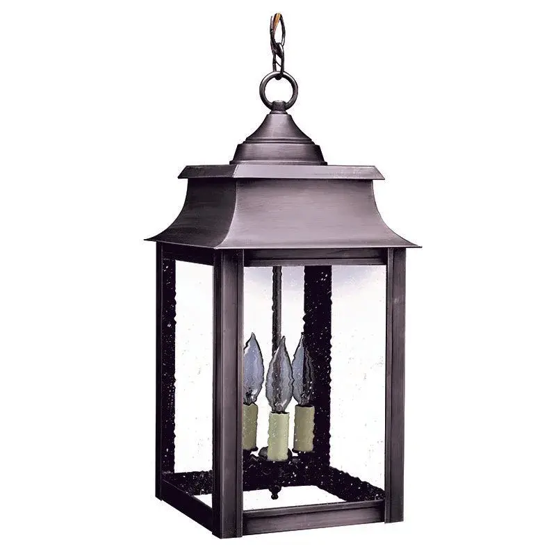 Three Light Hanging Lantern 60.00W/B/Candelabra - Image 14