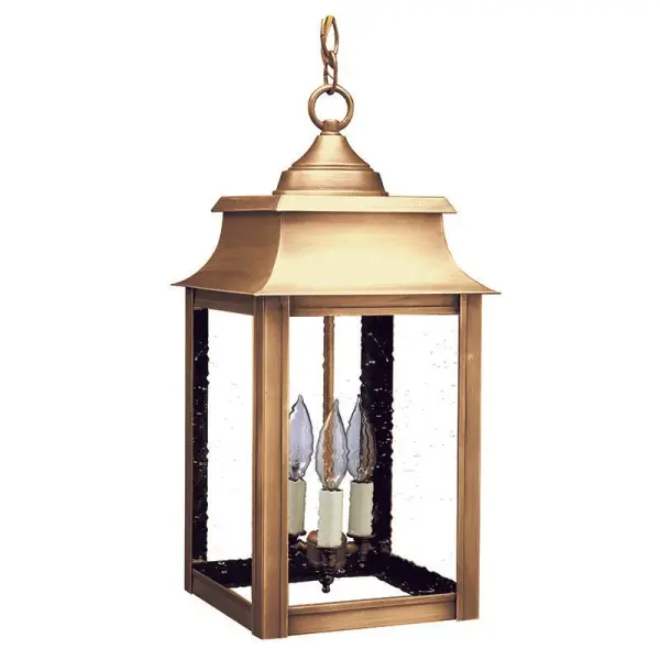 Three Light Hanging Lantern 60.00W/B/Candelabra - Image 5