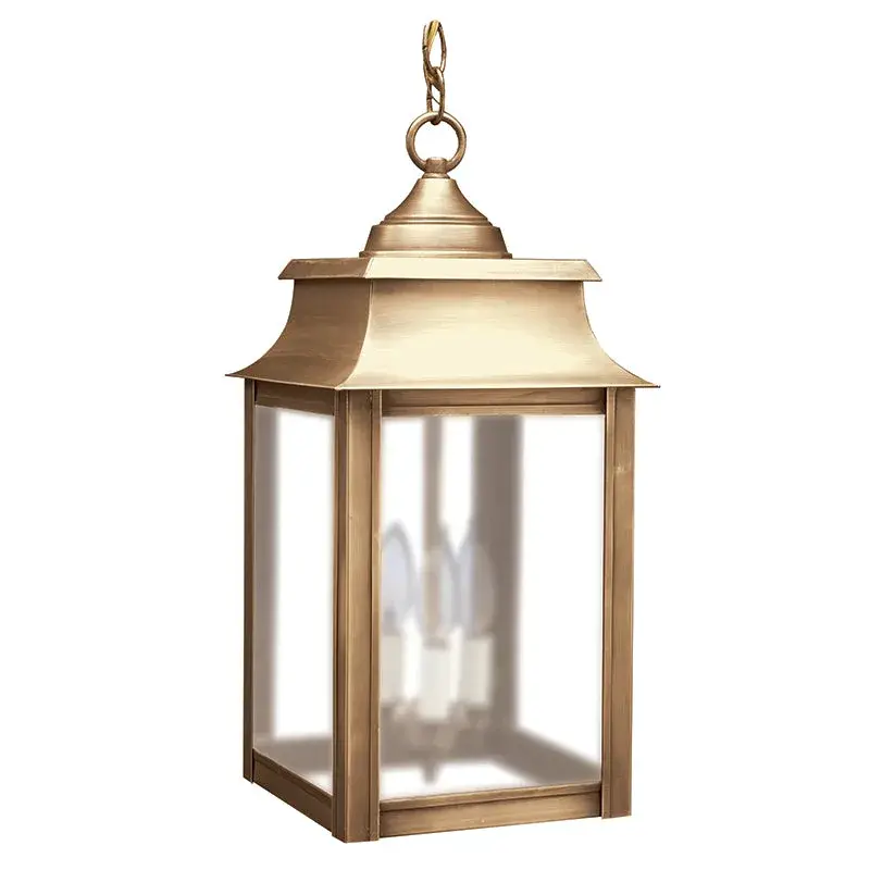 Three Light Hanging Lantern 60.00W/B/Candelabra - Image 7