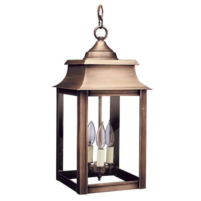 Three Light Hanging Lantern 60.00W/B/Candelabra - Image 8