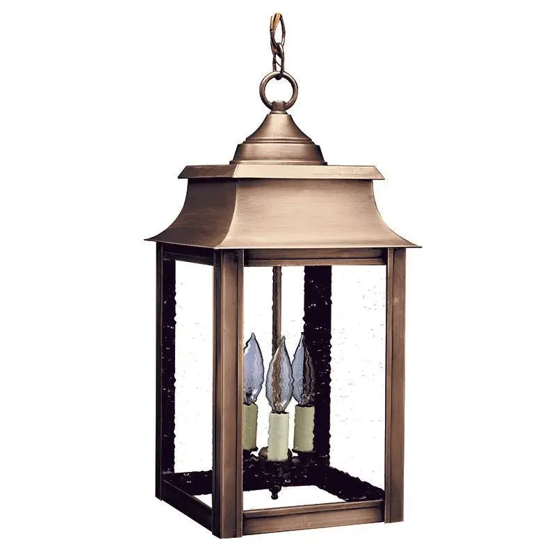 Three Light Hanging Lantern 60.00W/B/Candelabra - Image 9