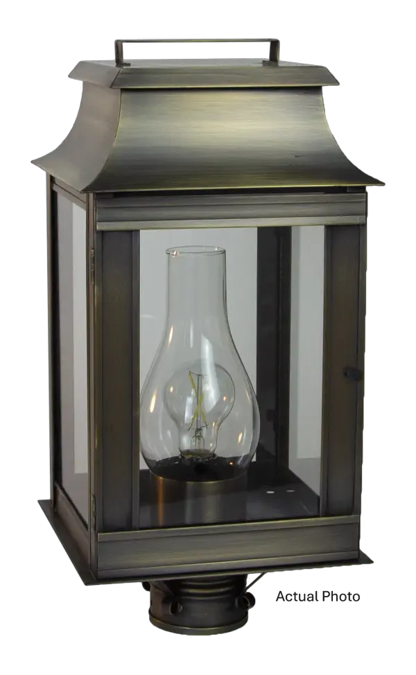 One Light Post Mount 75.00W/B/Medium - Image 1