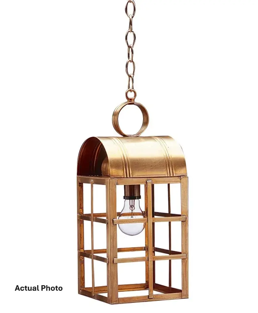 Two Light Hanging Lantern 60.00W/B/Candelabra - Image 1