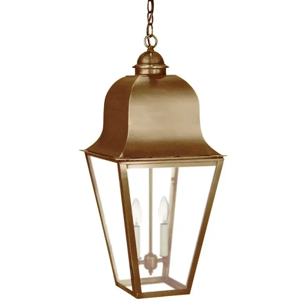 Two Light Hanging Lantern 60.00W/B/Candelabra - Image 5