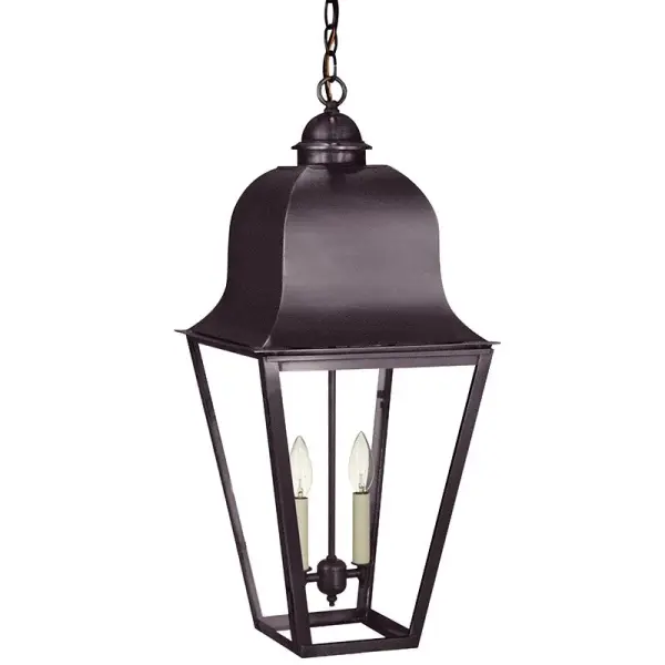 Two Light Hanging Lantern 60.00W/B/Candelabra - Image 10