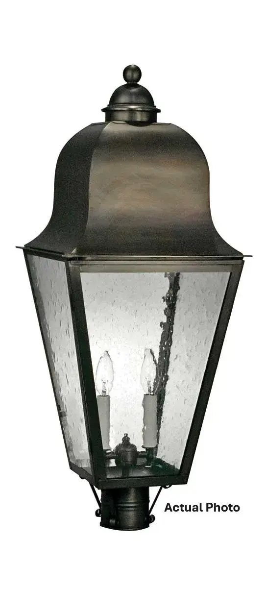 The Imperial collection features an optional top and bottom scroll design to add a touch of elegance and charm to the overall appearance. The handcrafted design, featuring intricate details makes this fixture stand out from others. - alternate view