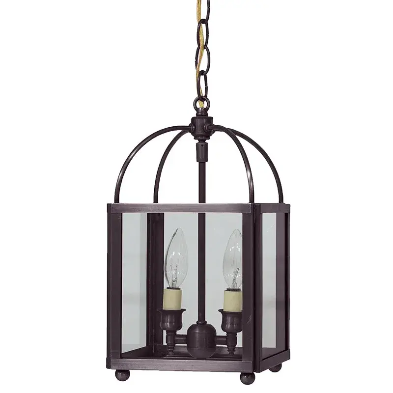 Two Light Hanging Lantern 60.00W/B/Candelabra - Image 11