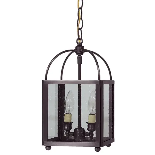 Two Light Hanging Lantern 60.00W/B/Candelabra - Image 13