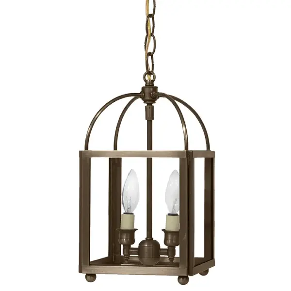 Two Light Hanging Lantern 60.00W/B/Candelabra - Image 20