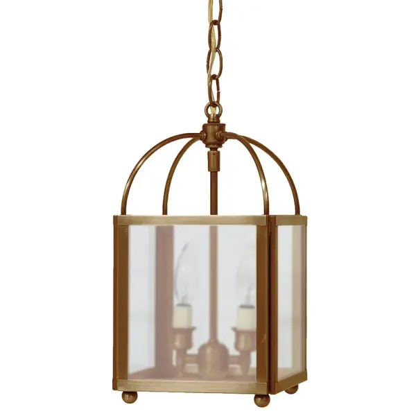Two Light Hanging Lantern 60.00W/B/Candelabra - Image 6