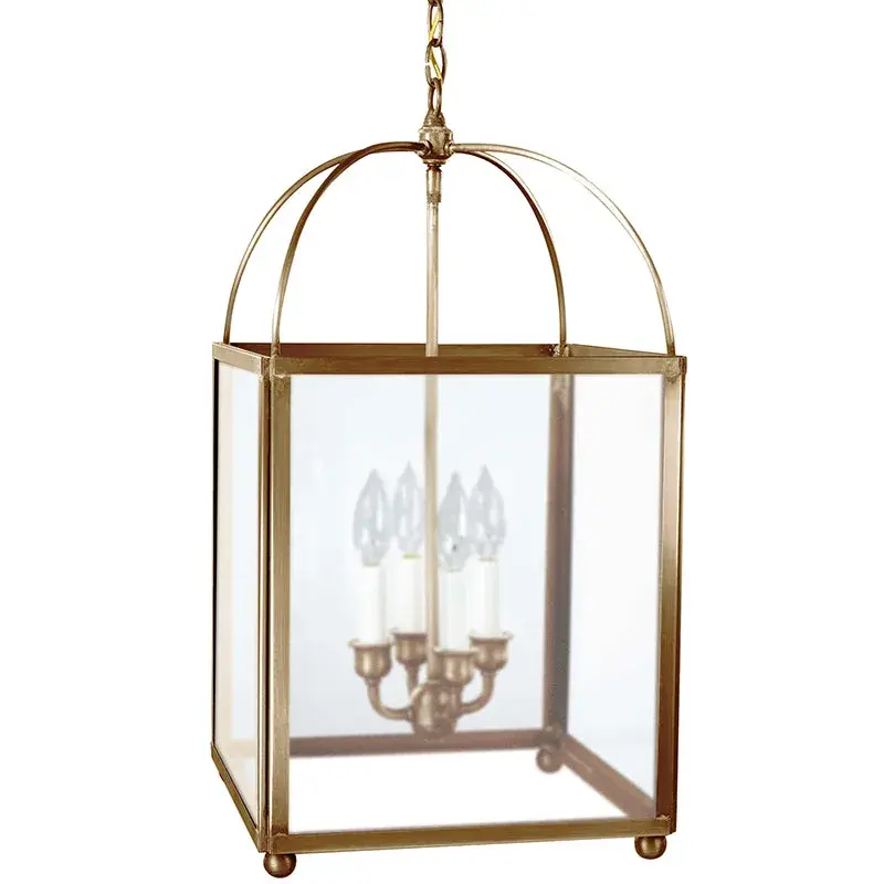 Four Light Hanging Lantern 60.00W/B/Candelabra - Image 5