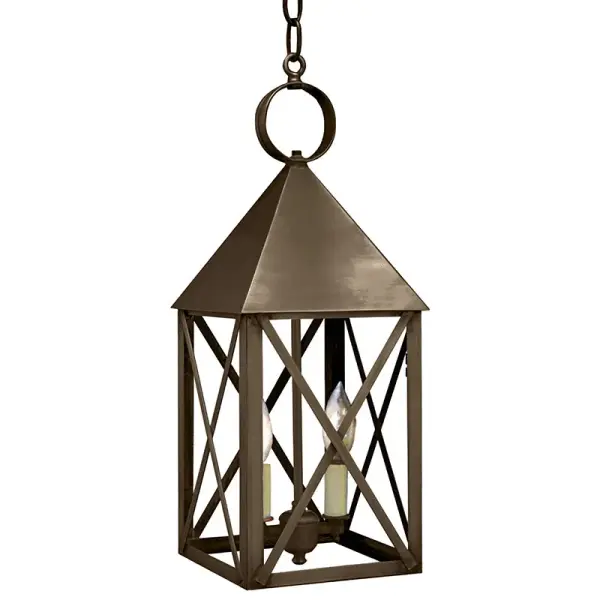Two Light Hanging Lantern 60.00W/B/Candelabra - Image 14