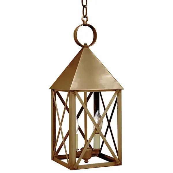 Two Light Hanging Lantern 60.00W/B/Candelabra - Image 6