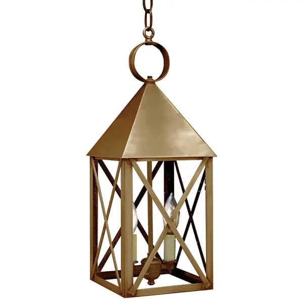 Two Light Hanging Lantern 60.00W/B/Candelabra - Image 7