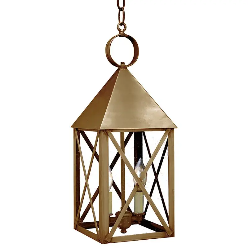 Two Light Hanging Lantern 60.00W/B/Candelabra - Image 7