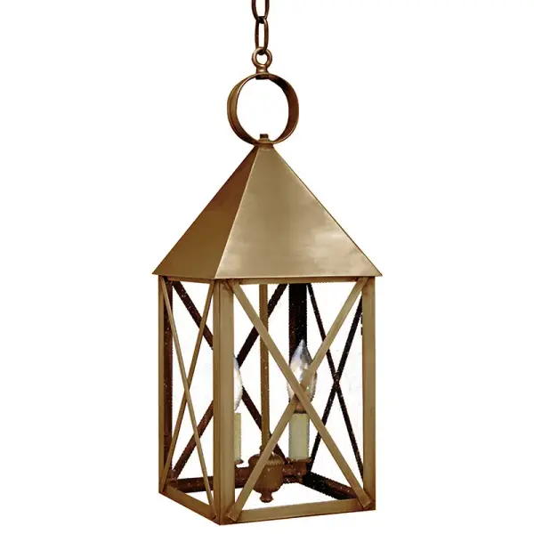 Two Light Hanging Lantern 60.00W/B/Candelabra - Image 8
