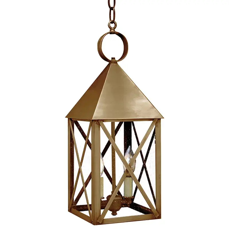 Two Light Hanging Lantern 60.00W/B/Candelabra - Image 8