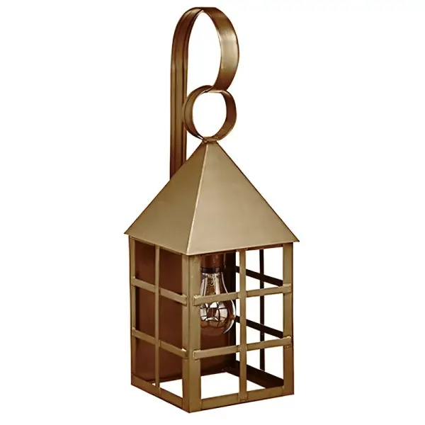 York Collection is a Mission style inspired fixture with geometric shapes and understated design elements that radiate tranquility. The simplistic design was popular during the early American period and is still beautiful today. - alternate view