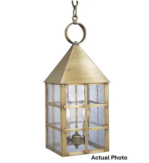 Two Light Hanging Lantern 60.00W/B/Candelabra