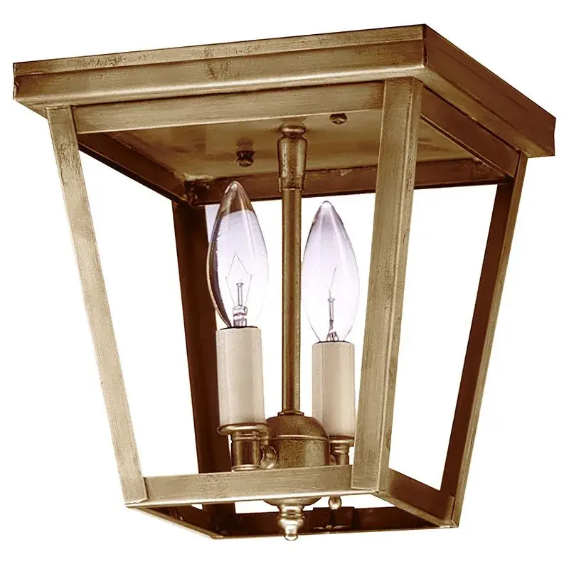 Two Light Flush Mount 60.00W/B/Candelabra - Image 2