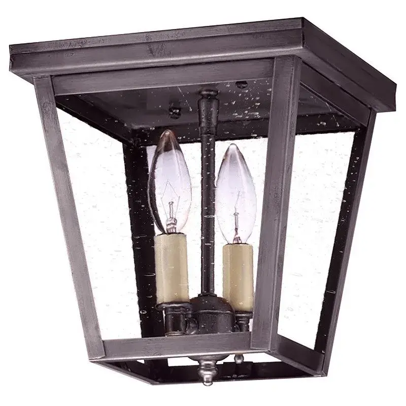 Two Light Flush Mount 60.00W/B/Candelabra - Image 11